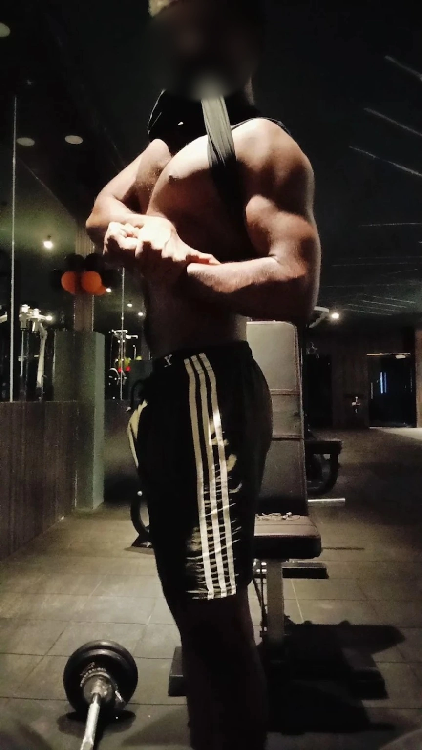 Strength training inside the gym